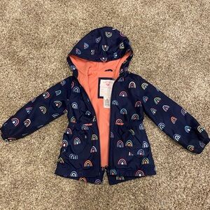 Carter's Raincoat with Rainbow Design